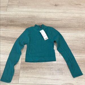 Urban Outfitters Teal Long Sleeve Top